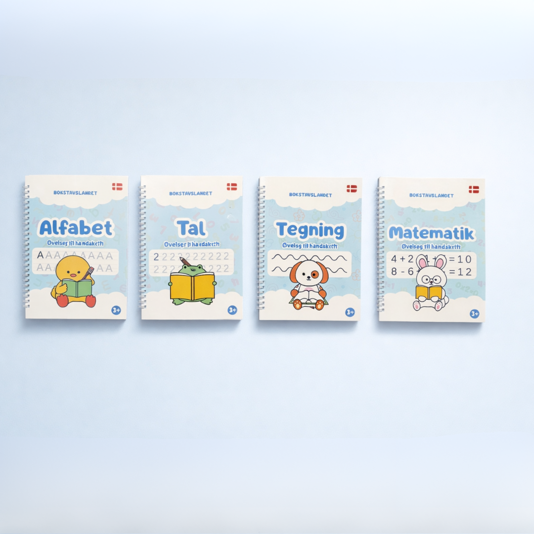 Bokstavslandet - Magisk øvesæt til håndskrift