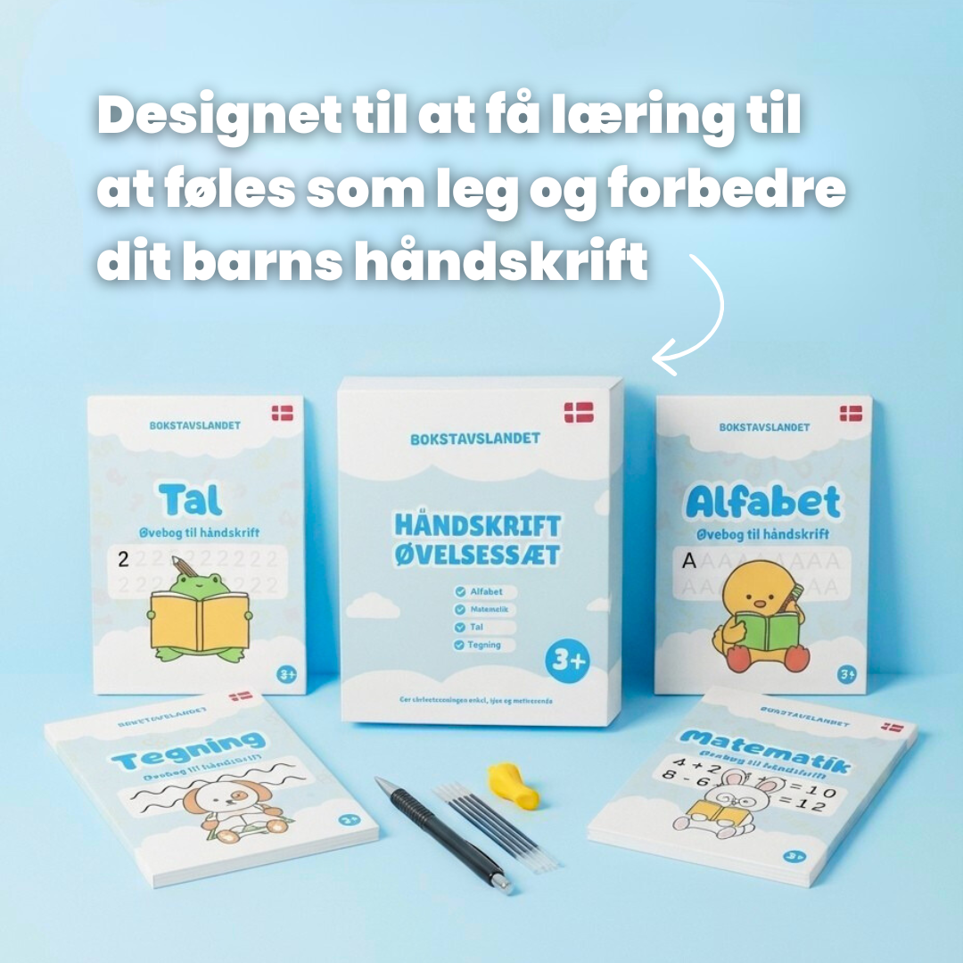 Bokstavslandet - Magisk øvesæt til håndskrift