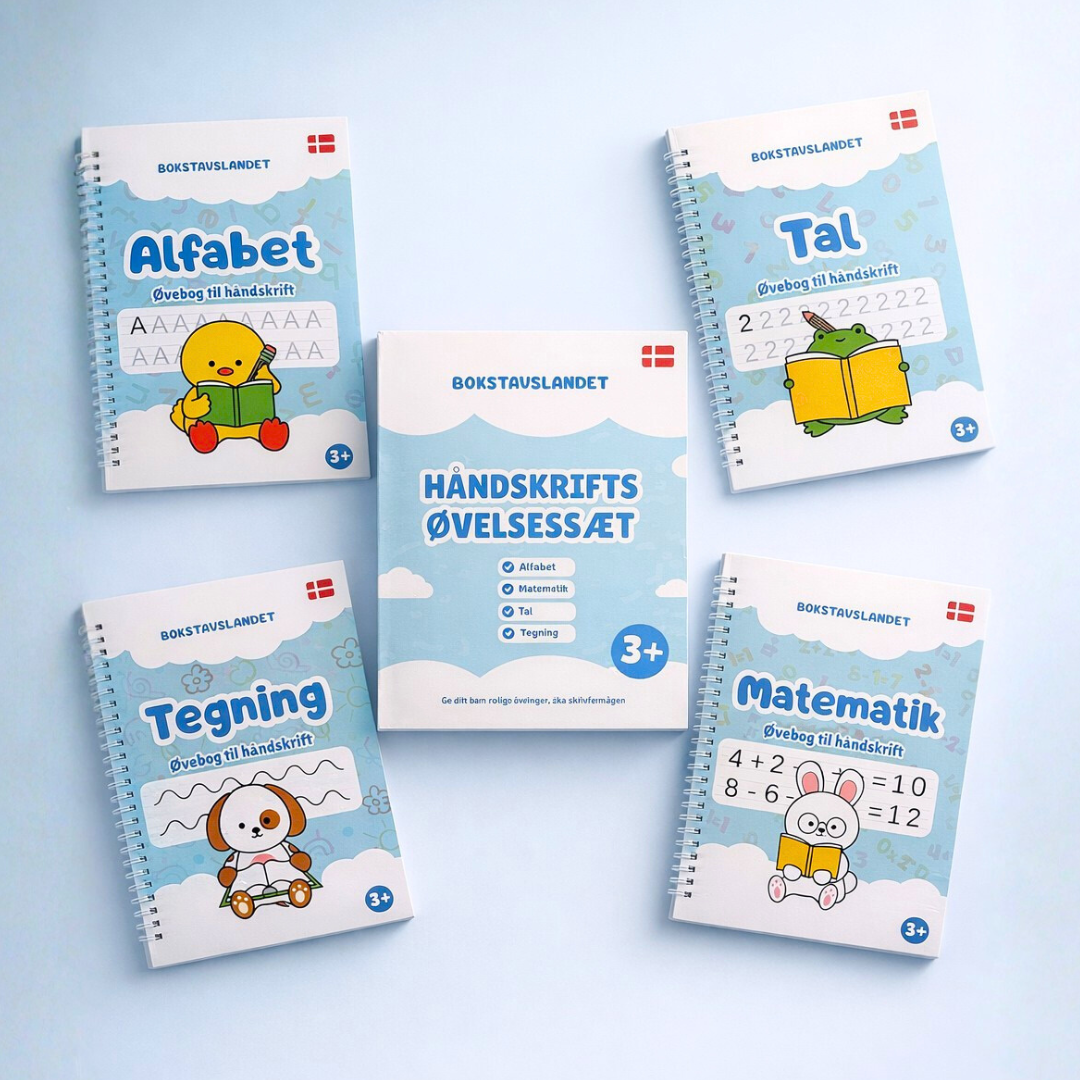 Bokstavslandet - Magisk øvesæt til håndskrift